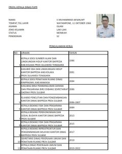 Informasi Pejabat Dinas Pekerjaan Umum Dan Penataan Ruang